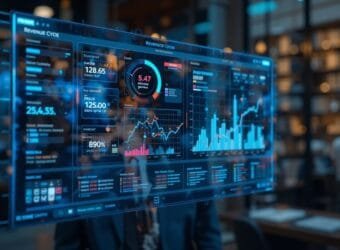 Holographic revenue cycle dashboard fixing data gaps
