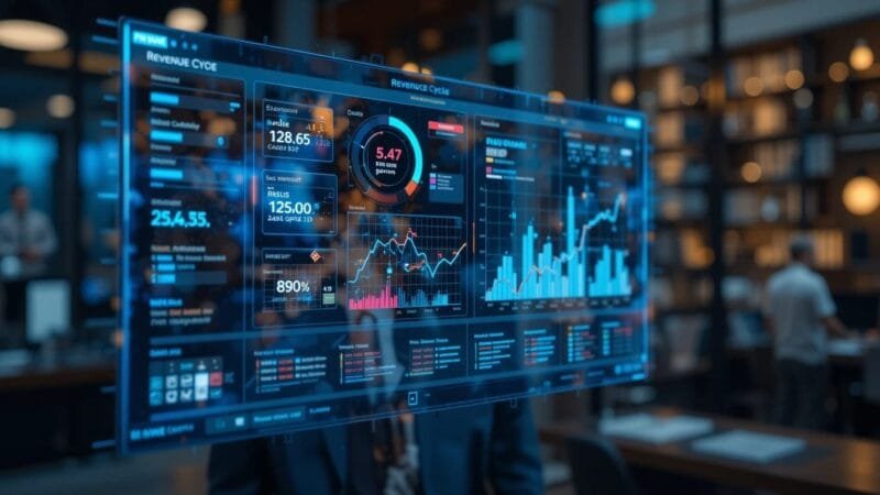 Holographic revenue cycle dashboard fixing data gaps